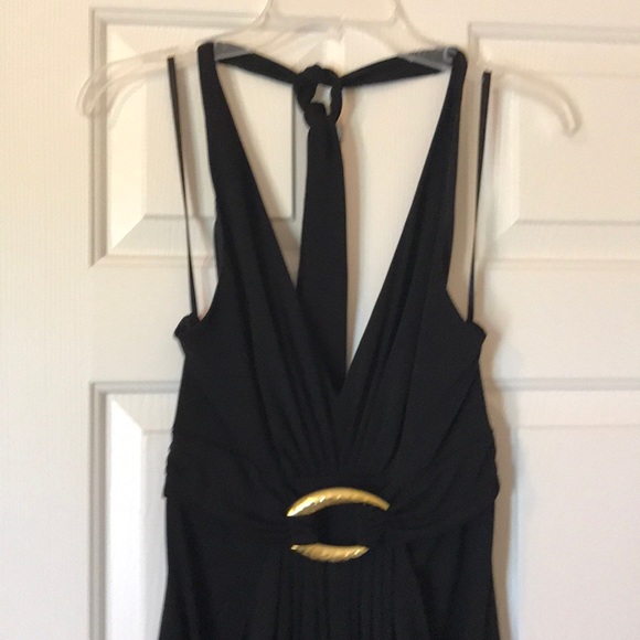 Black BCBG halter dress - Picture 2 of 5
